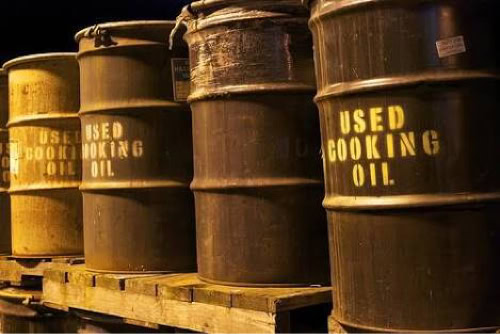 Grease Barrels Used Cooking Oil