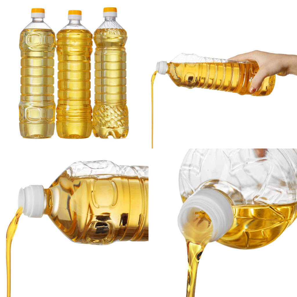 Sunflower Oil Bottles Collage On White Background 2023 11 27 05 09 04 Utc 2